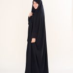 چادر لبنانی اصیل ساده زنانه با پارچه ندای کره اصل کد CH12201