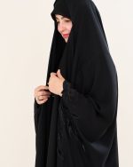 چادر عربی اصیل گلدوزی طرح  افسانه با پارچه ندا کد CH222067 - تصویر 2