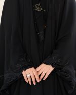 چادر عربی اصیل گلدوزی طرح  افسانه با پارچه ندا کد CH222067 - تصویر 5