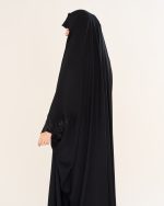 چادر عربی اصیل گلدوزی طرح  زنبق با پارچه ندا کد CH222076 - تصویر 3