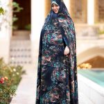 چادر رنگی سنتي زمینه سبز باغ رضوان 2 كد CH315074