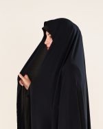 چادر سنتی ساده زنانه با پارچه کرپ قجری کره اصل کد CH322046 - تصویر 6