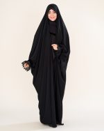 چادر عربی اصیل كار شده طرح سیمین با پارچه ندا کد CH422039