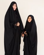 چادر عربی اصیل كار شده طرح سیمین با پارچه ندا کد CH422039 - تصویر 8