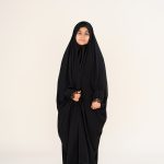 چادر عربي اصيل  كار شده دخترانه طرح حنانه با پارچه ندا  کد CH422057