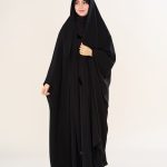 چادر دانشجویی ساده زنانه با پارچه ندای کره اصل کد CH624081