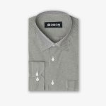 پیراهن تترون یقه انگلیسی کلاسیک راه راه خط سفید کد PC12339