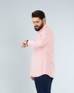 پیراهن مردانه رنگی اسپرت یقه انگلیسی چهارخانه ریز کد PS21095